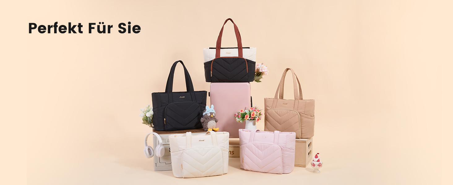 Сумка-шопер LOVEVOOK для жінок: велика, легка, 15.6