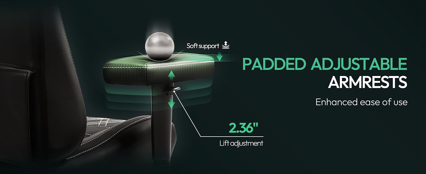 Ігровий крісло Dowinx з масажем та підігрівом, чорно-білий, для дому та офісу