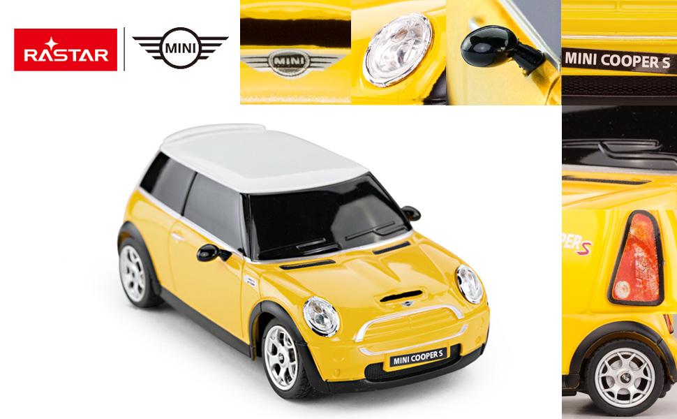 Радіокерований автомобіль Mini Cooper Rastar 1:24, електричний, блакитний