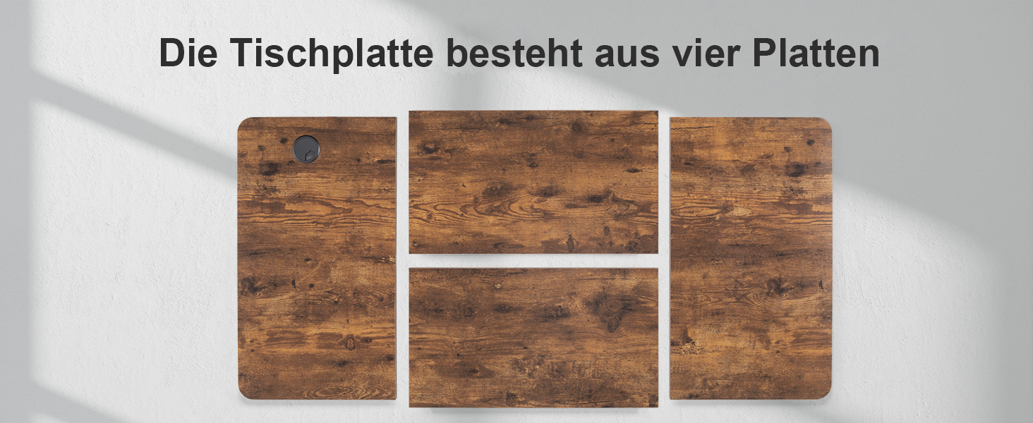 Регульований стіл Homall 200x80 см з USB-портом, електричний, з органайзером для кабелів, пам'ять налаштувань, комп'ютерний стіл