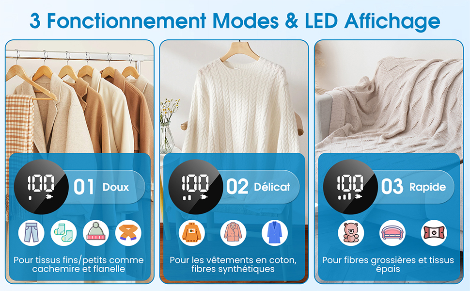 Електричний видалення ворсу Maxtachi: бездротовий пристрій для одягу з 3 швидкостями, 6-клинковий насадка, LED-дисплей, чорний