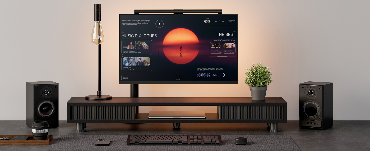 Стіл для принтера Fenge на коліщатках з органайзером та полицями, 45.3x33.5x53.5 см (Чорний)