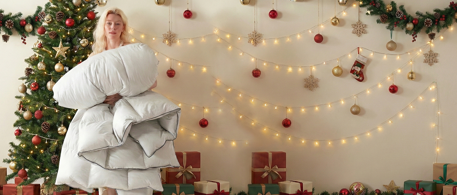 Преміум ковдра з гусячого пуху та пера 135x200 см, цілорічна, з біо-бавовни, сертифікація Öko-TEX 100, DOWN Pass, RDS, 135 x 200 см