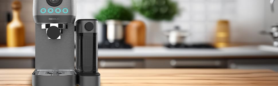 Кавомашина Cecotec Cafelizzia ColdBrew: Еспресо, Капучино, Холодний Кава, 20 бар, Паровий кран, Нержавіюча сталь