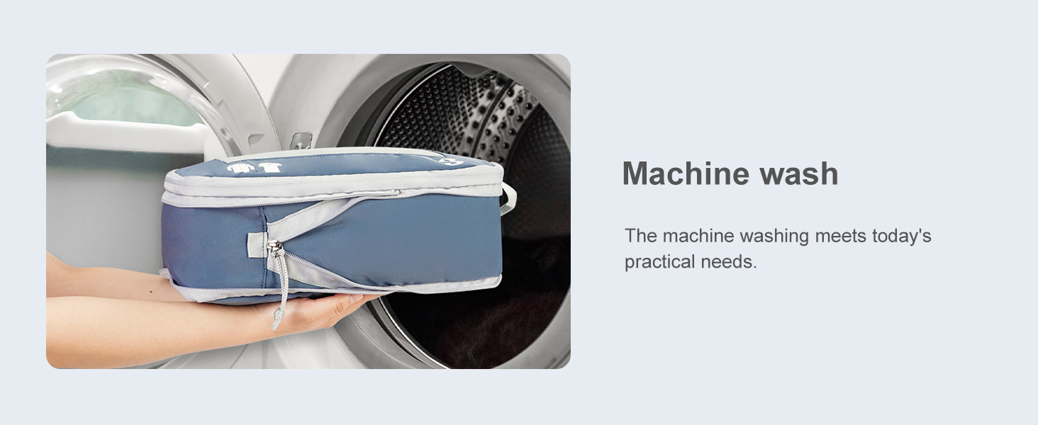 Набір компресійних органайзерів для валізи та рюкзака ECOHUB, 5 предметів, зелений