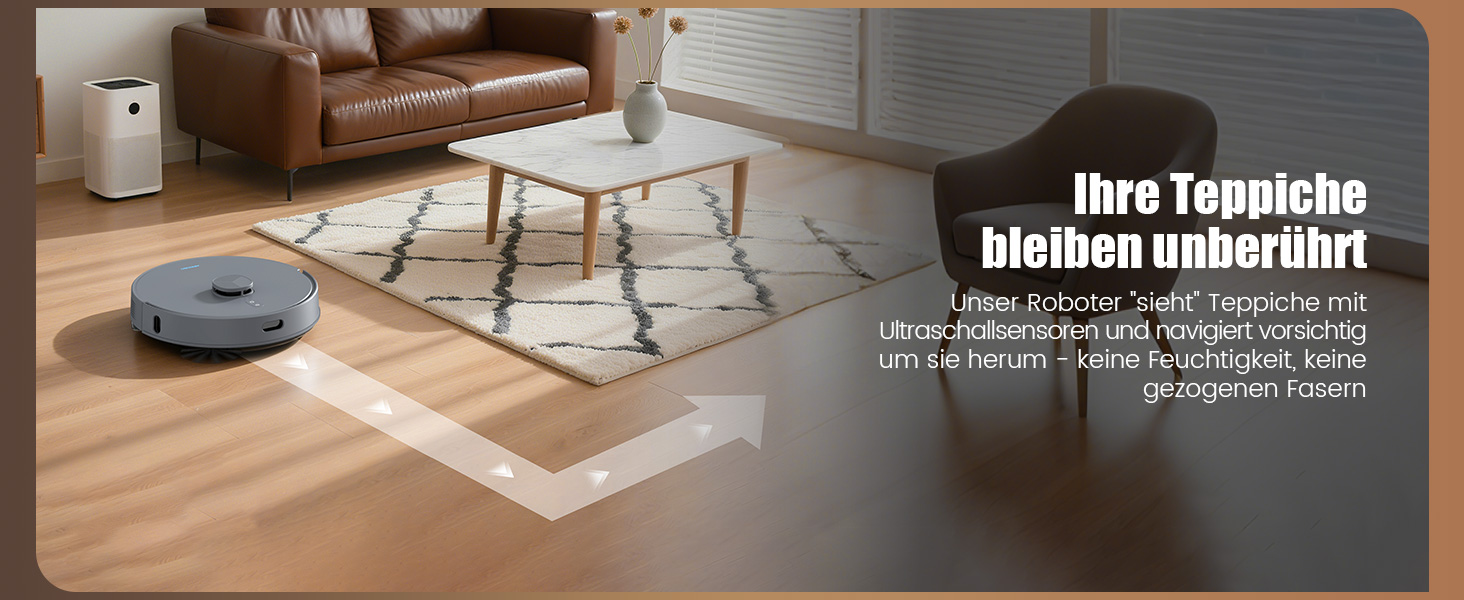 Робот-пилосос AIRROBO T25+ з вологою, LiDAR, 5500Pa, 240хв, керування через додаток, для тварин, чорний