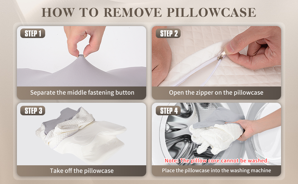 Ортопедична подушка для шиї з піною з пам'яті ефекту, для тих, хто спить на боці, сірий колір, 35x15 см