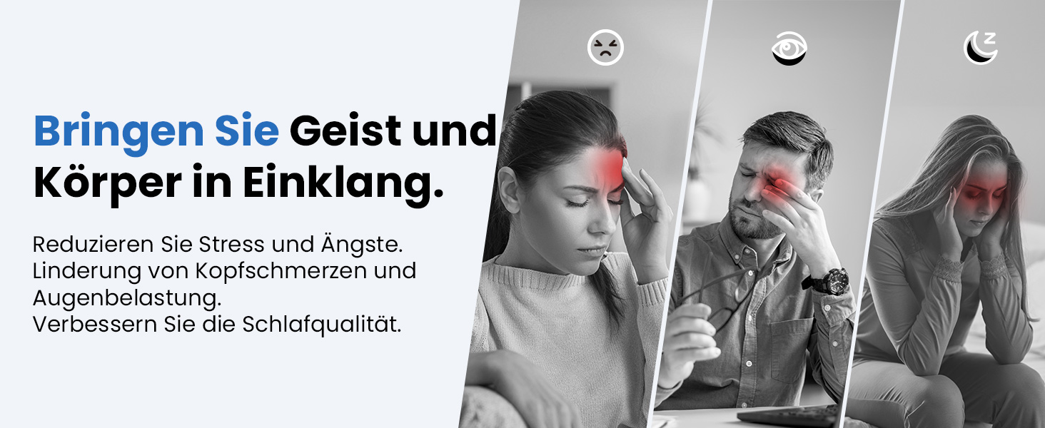 Масажер для очей Bob and Brad EyeOasis 2 з підігрівом, музикою та компресією, електричний. Зменшує темні кола та сухість очей. Маска для очей з пультом керування.