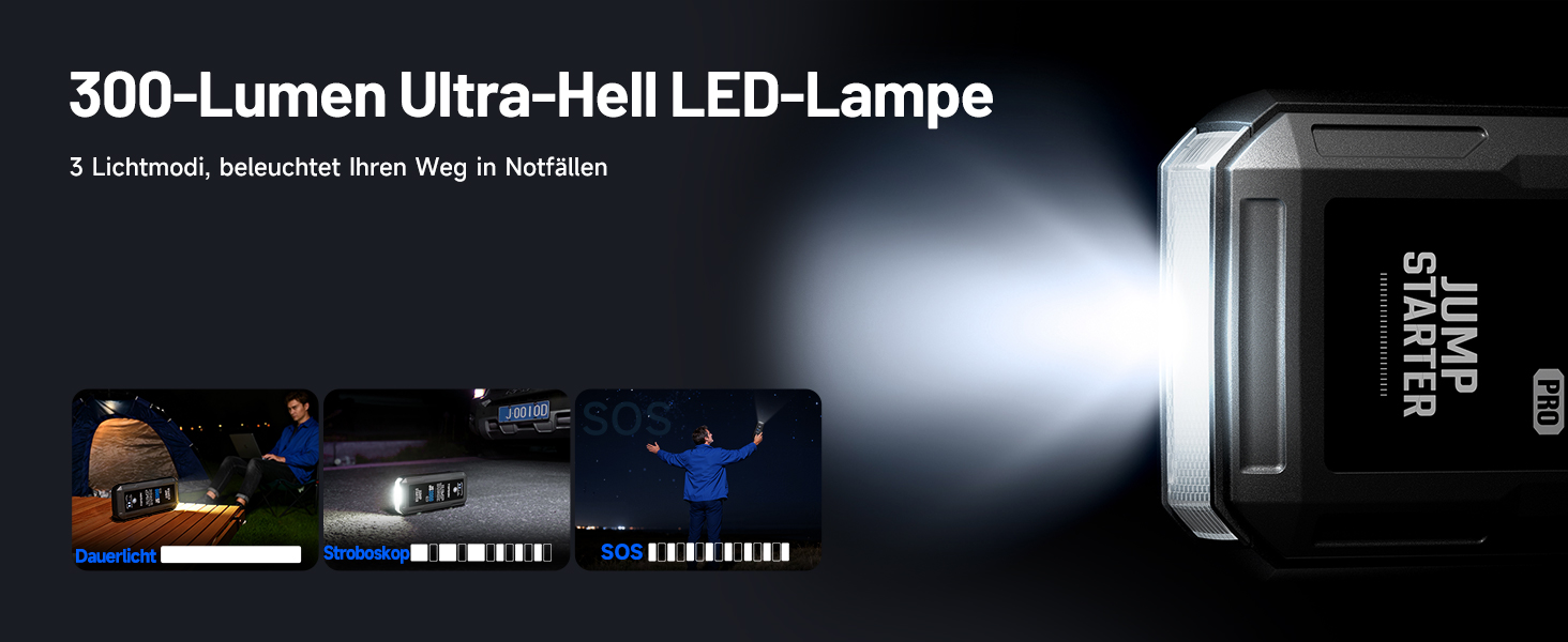 Powerbank TOPDON JS3000 для авто: пускова станція, 24000mAh, 12V, для бензинових та дизельних двигунів (до 9.0L/7.0L)