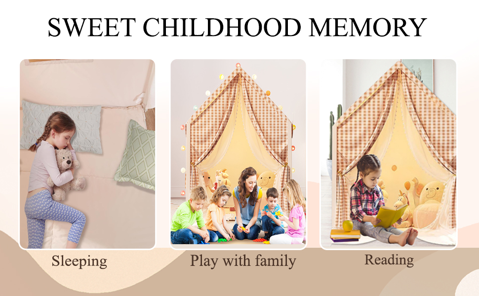 Дитячий намет для гри в приміщенні JRUKM, ігровий будиночок для дівчаток та хлопчиків, намет-ігровий будиночок для дитячої кімнати, ігри та читання, хакі