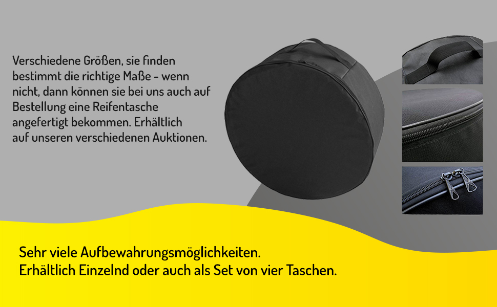 Набір чохлів для зберігання та захисту шин Ferocity Premium, 17''-22'', XXXL, 4 шт.