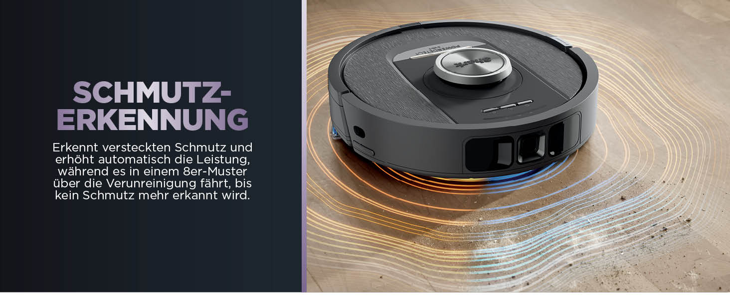 Робот-пилосос та миючий робот Shark PowerDetect RV2800ZEEU: 2-в-1, самостійне очищення, LiDAR, App-керування, чорний