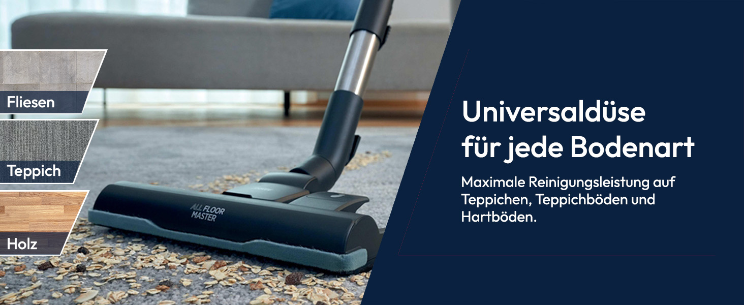 Пилсос Hoover HP1 без мішка, 850W, 2L, EPA-фільтр, аксесуари, радіус дії 7.5м, для твердих поверхонь та килимів