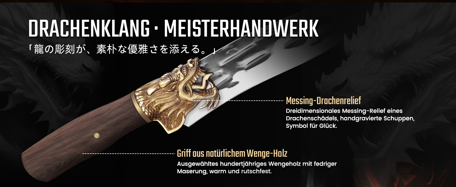 Кухонний ніж Purple Dragon: професійний шеф-ніж з рожевого дерева, для м'яса, риби та овочів