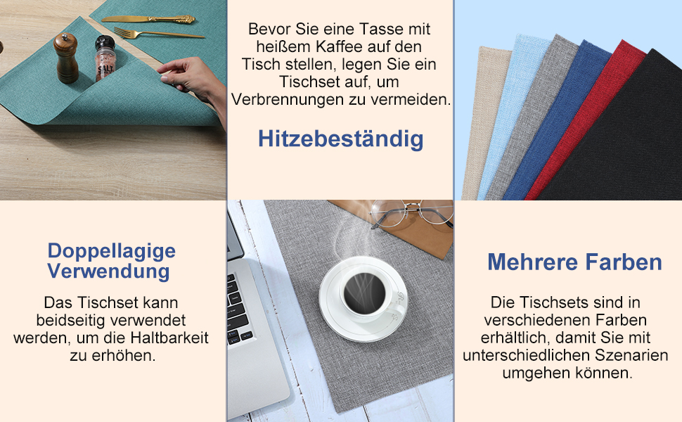 Тканинні серветки на стіл Rinpon, 8 шт., льон, для кухні, машинного прання, стійкі до тепла, без складок, товстий поліестер, бежеві