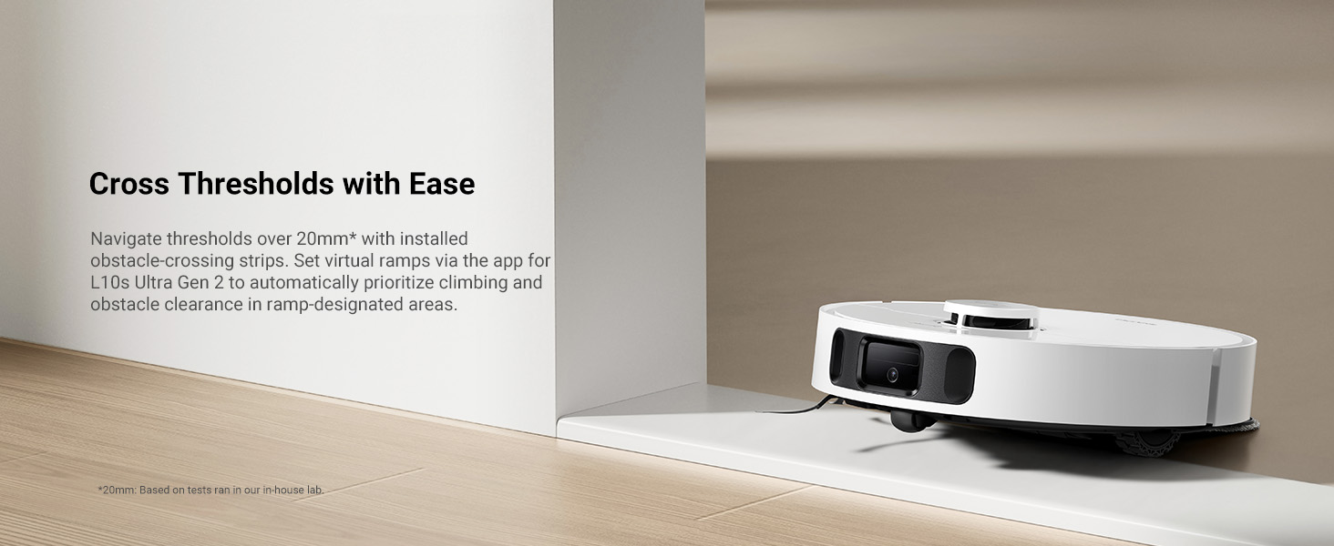 Робот-пилосос Dreame L10s Ultra Gen 2 з миючим модулем, 10000Pa, LiDAR, MopExtend, автомийка та сушка, самостійне очищення та поповнення, підйом мопа 10,5 мм