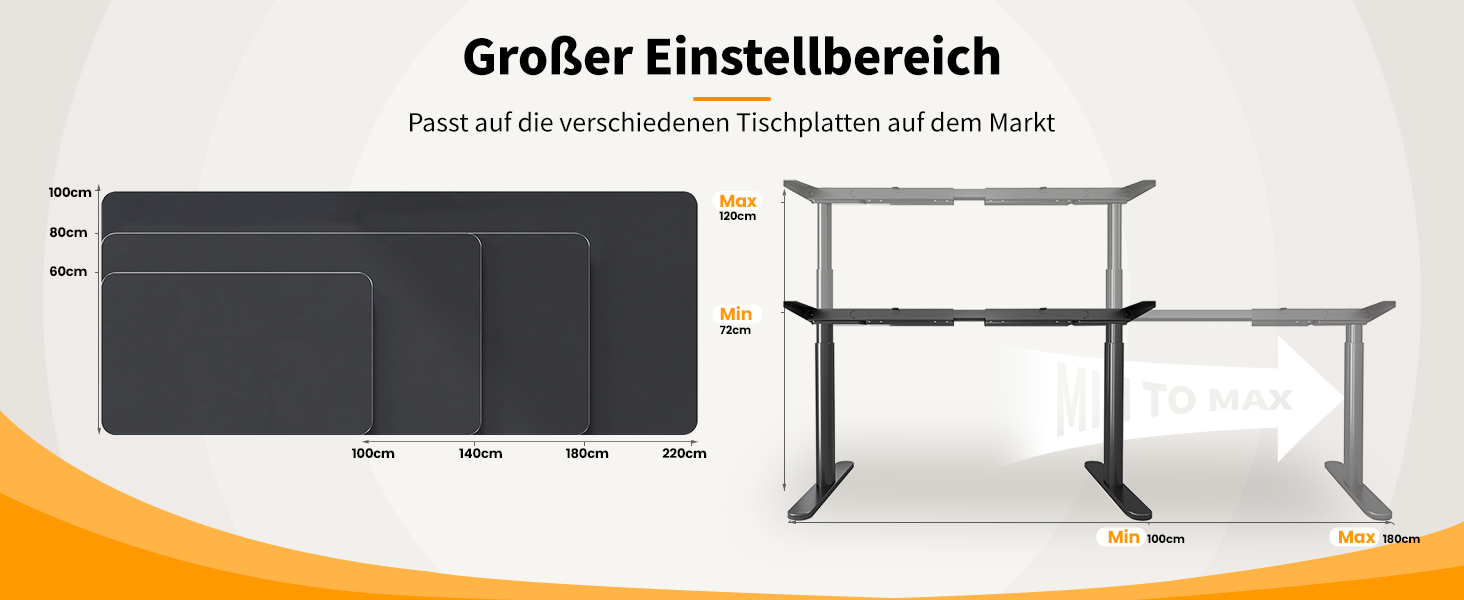 Електричний регульований стіл MAIDeSITe EL2 Pro Art з овальною основою, чорний. Підйом до 180 кг, 4 пам'яті, захист від зіткнень