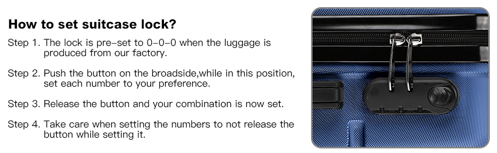 Валіза ручної поклажі KONO з колесами, жорсткий корпус, трілячка 55x38x22 см, 33 літри, ABS, блакитний