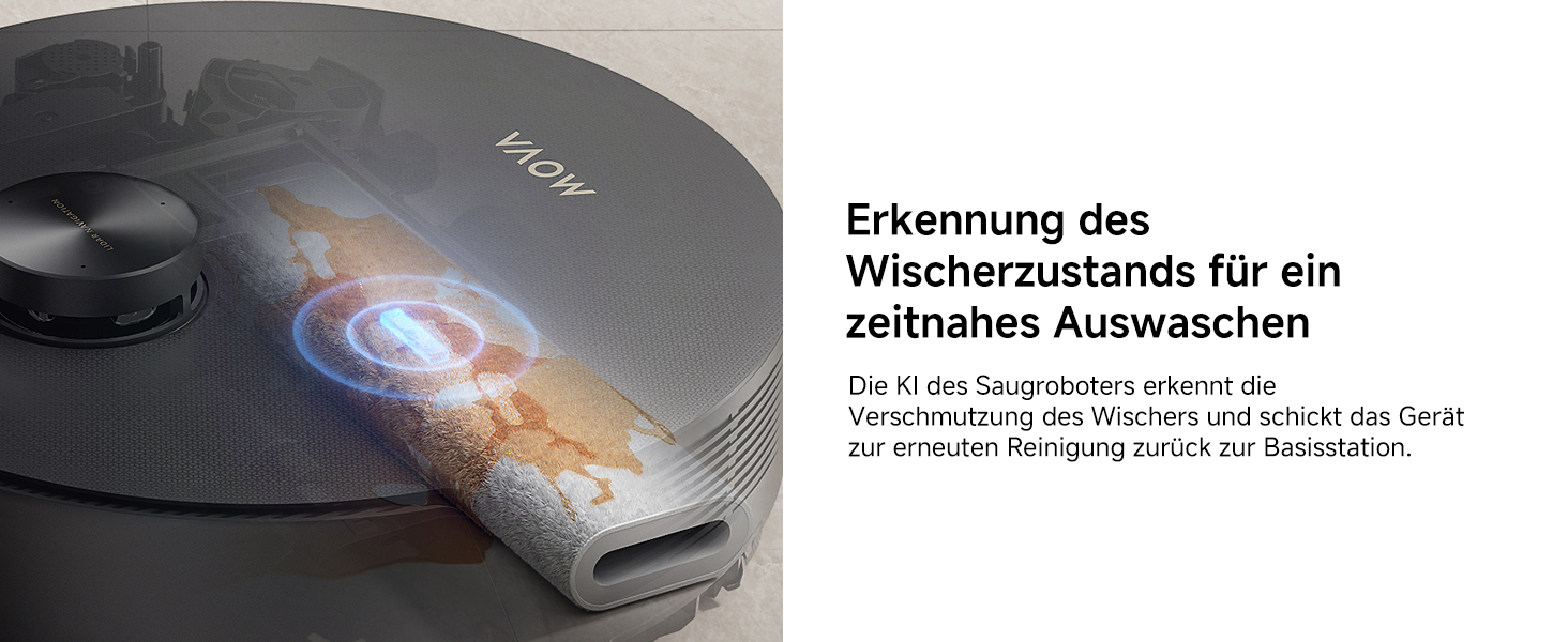 Робот-пилосос Mova Z50 Ultra з функцією миття підлоги, 19000 Па, 18N тиск, Lift-Mop, щітка, Tricut, DToF+RGB AI-уникнення перешкод, 75°C гаряча вода, самоочищення, авто-злив/поповнення