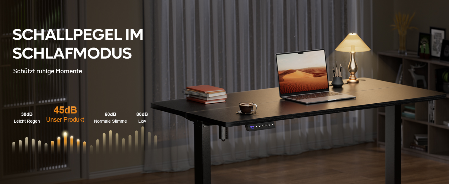 Регульований стіл з підняттям USB-портами та розеткою, 100 x 60 см. Електричний стіл, комп'ютерний стіл з пам'яттю 3-ох функцій, білий колір (чорний, 100 x 60 см)