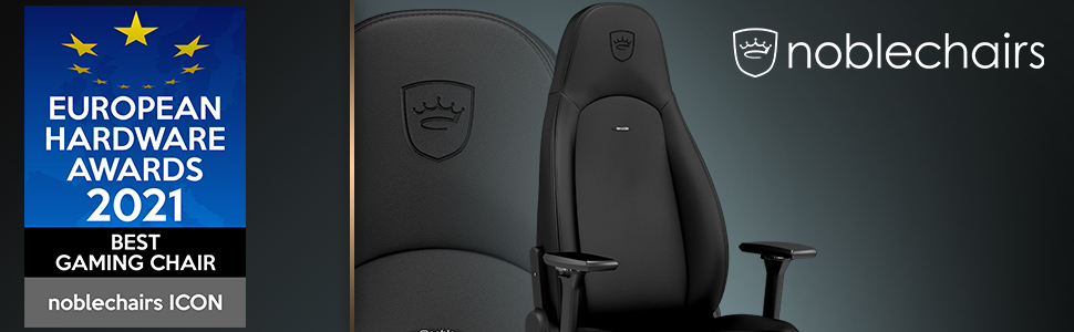 Крісло ігрове Noblechairs ICON Cognac/Schwarz - ергономічне, 150 кг, з подушками