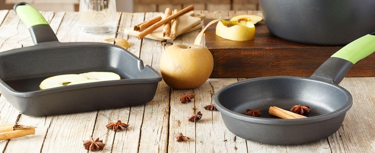 Гриль Prior Asador з алюмінієвого лиття, 28 см, індукційний, з решіткою-грилем