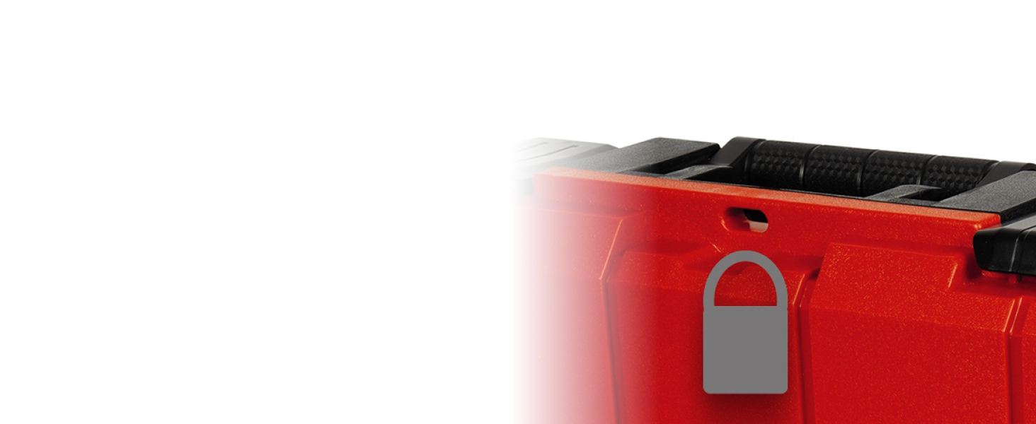 Einhell E-CASE 80: Набір інструментів в кейсі (80 предметів) для дому, майстерні, в дорозі - міцний пластиковий кейс