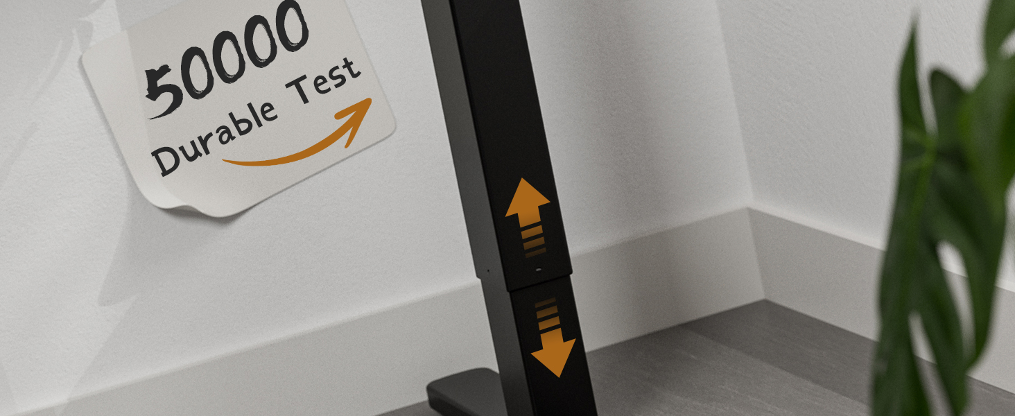 Електричний стіл з регулюванням висоти 120x60 см з функцією пам'яті, для офісу та дому. Комп'ютерний стіл, система кабельного менеджменту, гачки, білий колір. (Чорний, 140см)