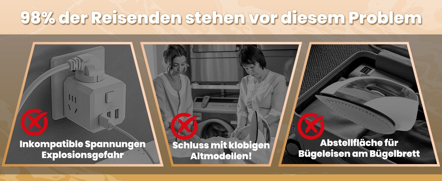 Портативний парогенератор для подорожей 2-в-1 Black, Швидкий нагрів 15с