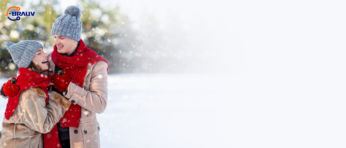 Електричні грілки для рук J-BRAUV 2 шт. з акумулятором 4000mAh, зарядний бокс 10000mAh, 3 режими нагріву, USB, чорний, кишеньковий