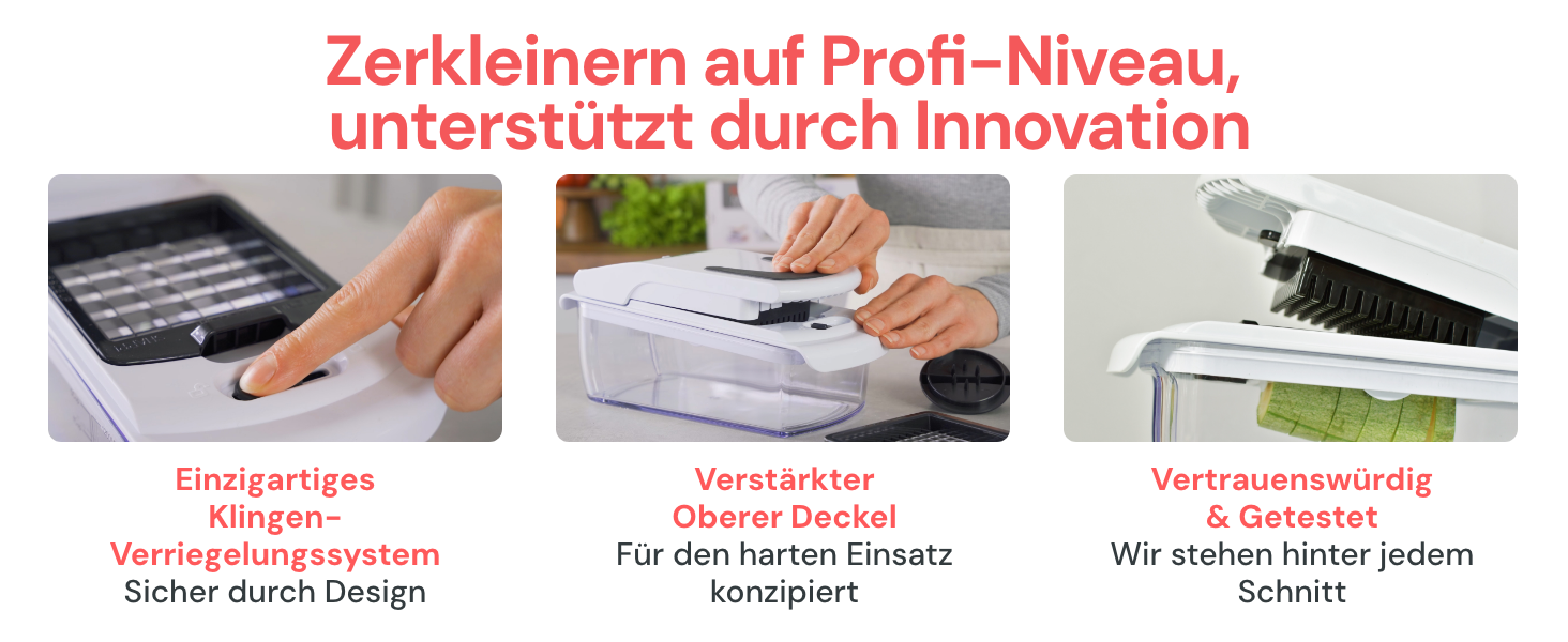 Набір для нарізки овочів та фруктів 4-в-1 (білий) - спіралізатор, нарізувач, тертка, шинковка