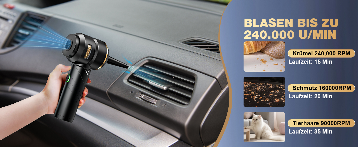 Акумуляторний ручний пилосос 4-в-1 для авто та дому, потужність 28000Па, бездротовий пилосос для прибирання шерсті тварин, кухні та офісу