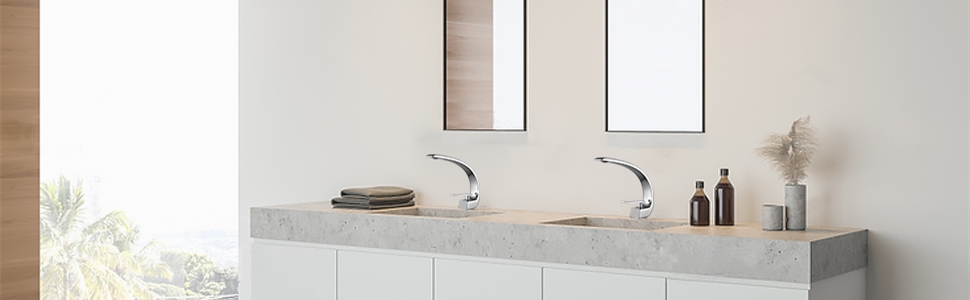 Змішувач для ванної кімнати/умивальника, хромований, латунний, для ванни, туалету, гостьового WC