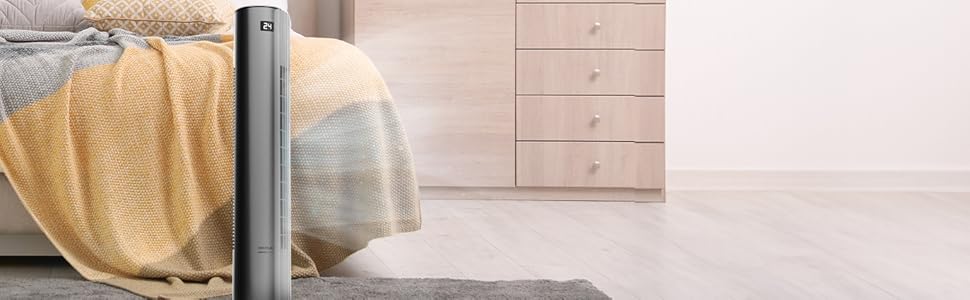 Вентилятор Cecotec EnergySilence 790 Skyline 50W 76 см з таймером, білий