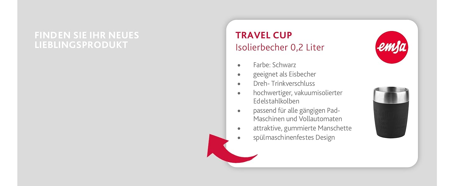 Емса N20805 Чайний горнятко з подвійними стінками | 0,4 л | знімний фільтр | без BPA | 100% герметичне | не протікає | придатне для миття в посудомийній машині | 360° отвір для пиття | Синій
