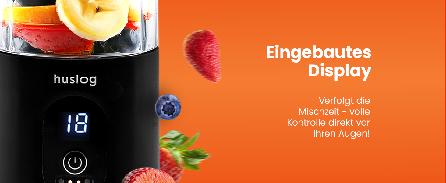 Блендер для смузі Philips Blend & Go 500W з пляшкою 600 мл, чорний - професійний блендер для коктейлів та протеїнових напоїв