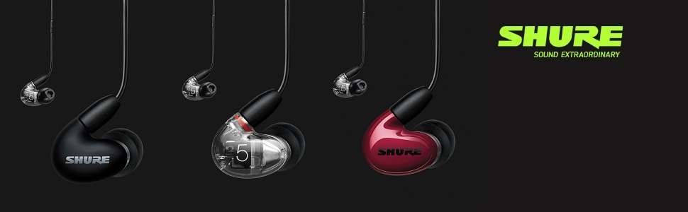 Навушники-вкладиші Shure AONIC 5, висока роздільна здатність, природні баси, 3 динаміки, сумісні з Apple/Android