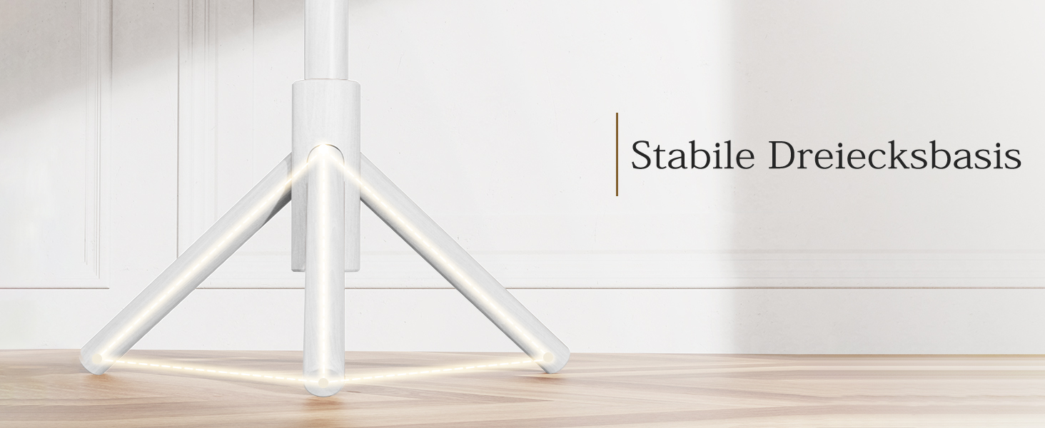 Підвісна шафа Pipishell для одягу, вішалка для курток, 8 гачків, природа (білий)