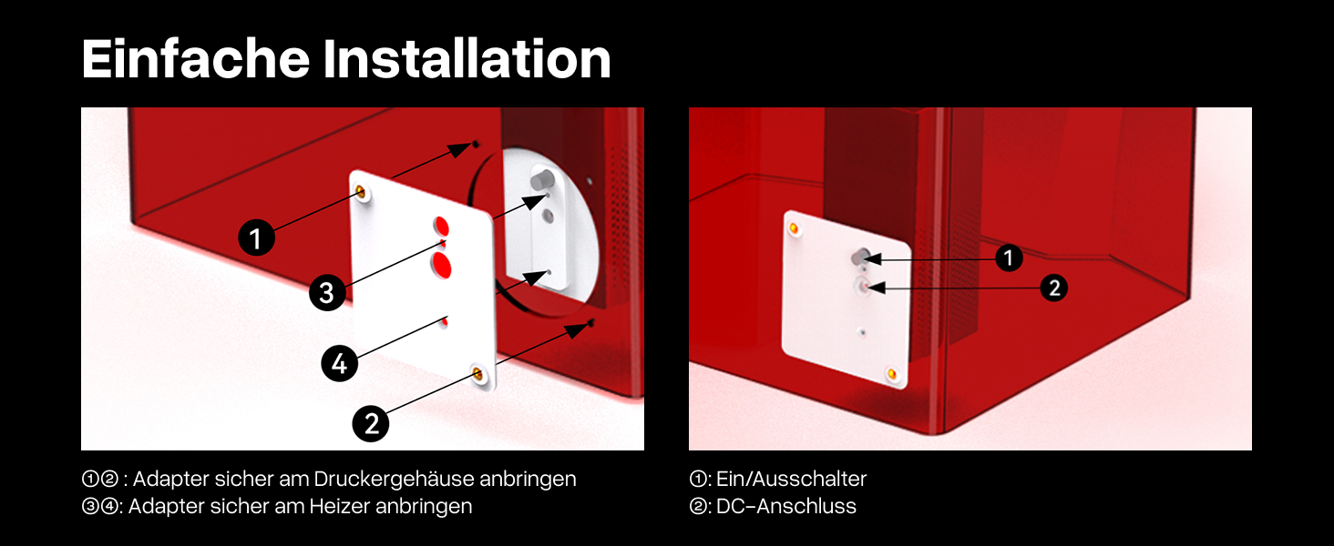 Повітряочисник ELEGOO для 3D-принтерів: видаляє TVOC, сумісний з Mars 4, Saturn 3, Saturn 2, розмір 210x247x410 мм (з міні-нагрівачем)