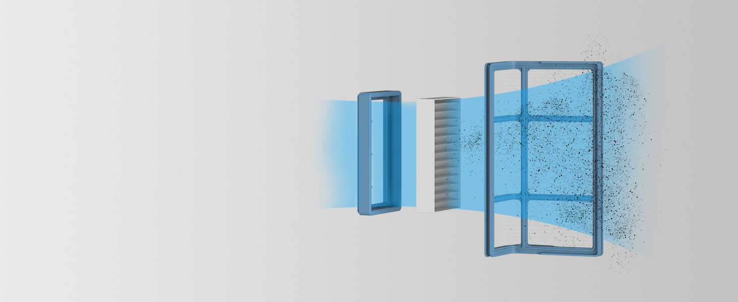 Робот-пилосос Vexilar W6 без функції миття, потужність 2800Pa, час роботи 140 хв, керування через додаток, голосове керування, безщітковий двигун, для шерсті тварин, килимів, твердих підлог