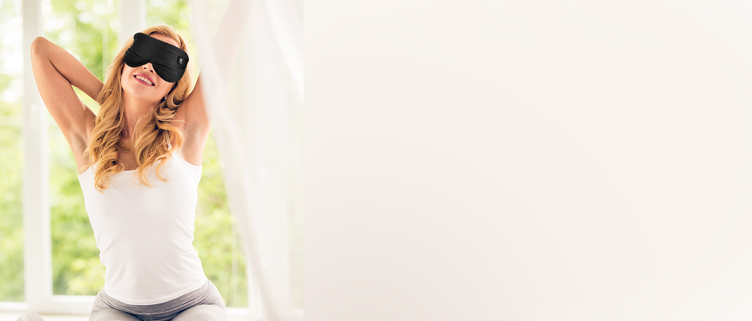 Окуляри-маска для очей Arboleaf з підігрівом: для сухих очей та кращого сну, 3 режими, знімна, для релаксації, чорний колір