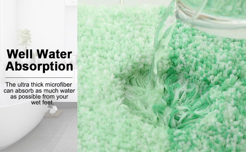Килимок для ванної кімнати Homaxy: антиковзаючий, миючий, з м'якого флюсу, мікрофібра, швидковисихаючий | Килимок для душу