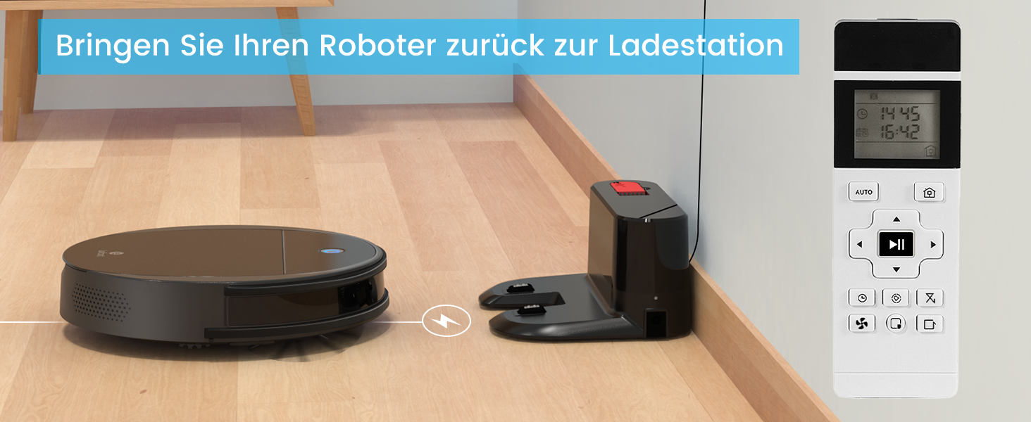 Робот-пилосос LEFANT M1 з функцією миття, багатоступенева побудова карти, зони заборони, потужність 5500Pa, час роботи до 150 хв, ідеальний для шерсті тварин та твердих підлог, керування через додаток/Alexa (M21O RC)