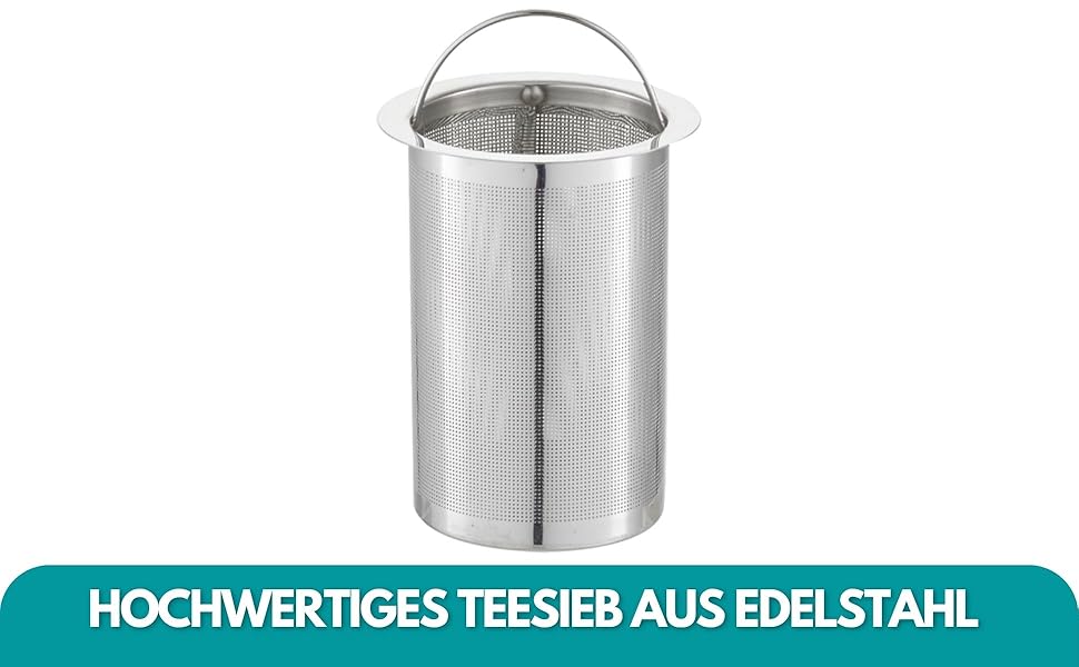 Електричний чайник-заварник Teekocher: скло, фільтр від накипу, 2200 Вт, захист від перегріву