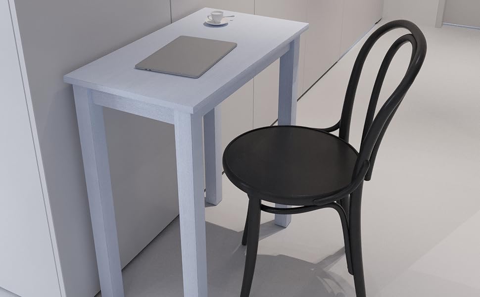 Стол журнальний/письмовий Hagge Home скандинавський, білий, 75x38x75 см