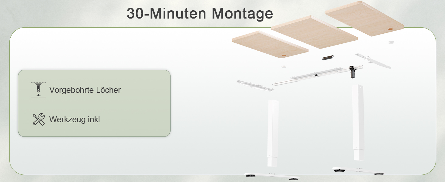 Регульований стіл JUMMICO 160 x 70 см з USB-портом для зарядки, електричний, стоячий/сидячий, бежевий