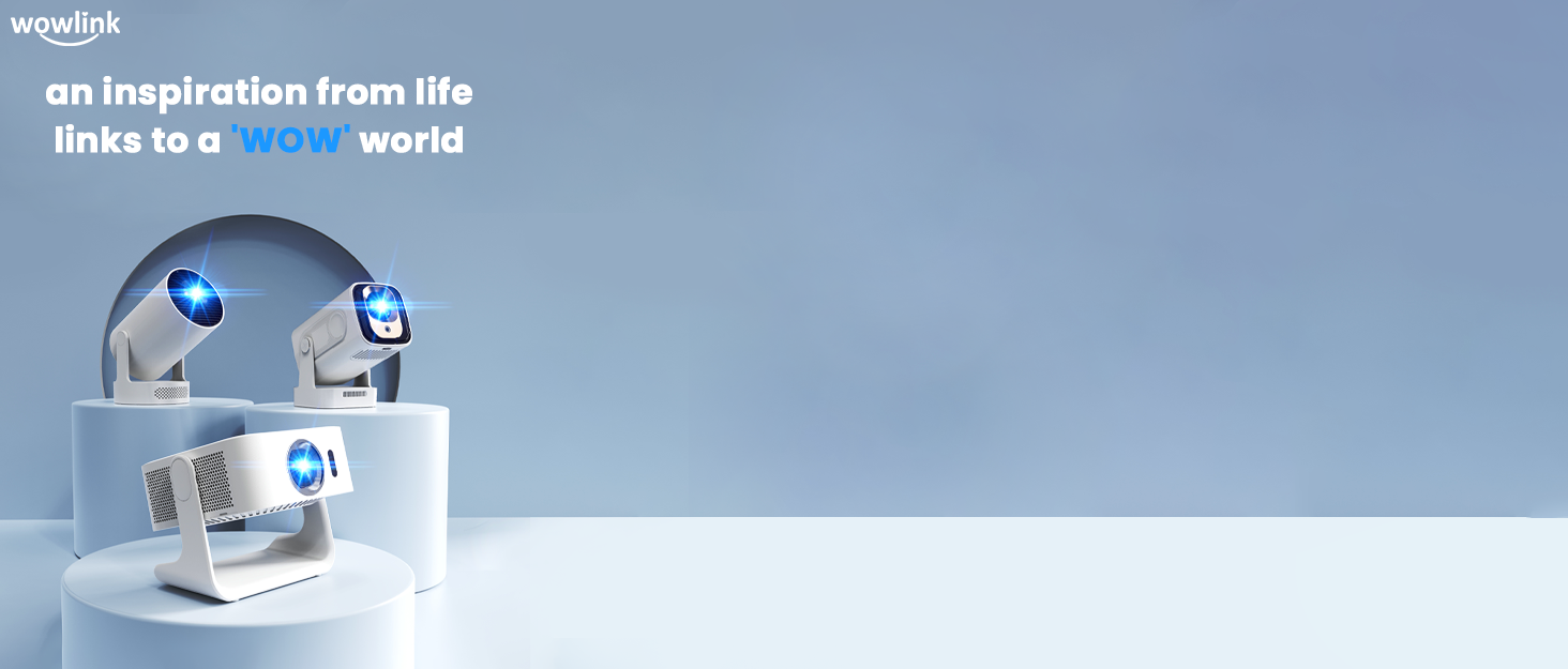 Портативний проєктор Mini Beamer 4K/1080P з WiFi 6, Bluetooth 5.4, Keystone 180°, сумісний з HDMI, TV Stick, Memory Stick, Laptop (Білий)