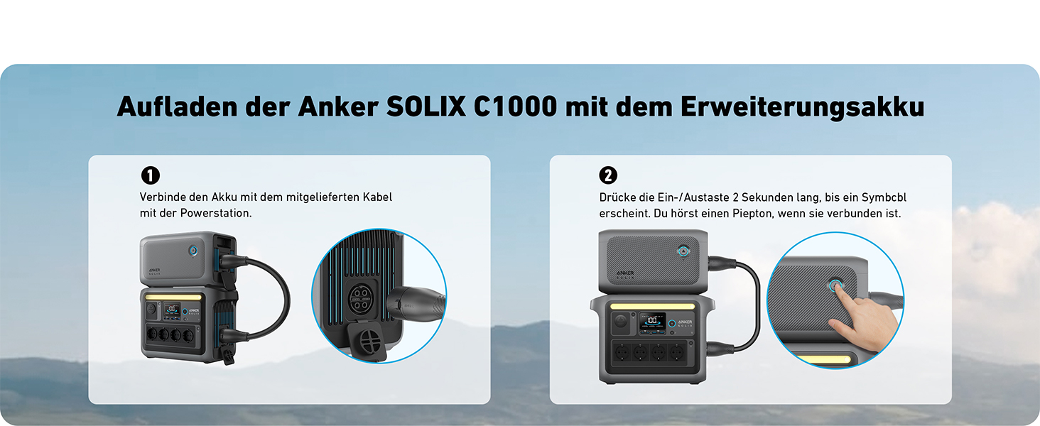 Anker SOLIX: Портативна електростанція, LiFePO4, 1800W, сонячний генератор, швидка зарядка, для кемпінгу та резервного живлення (опціональне сонячне панель)
