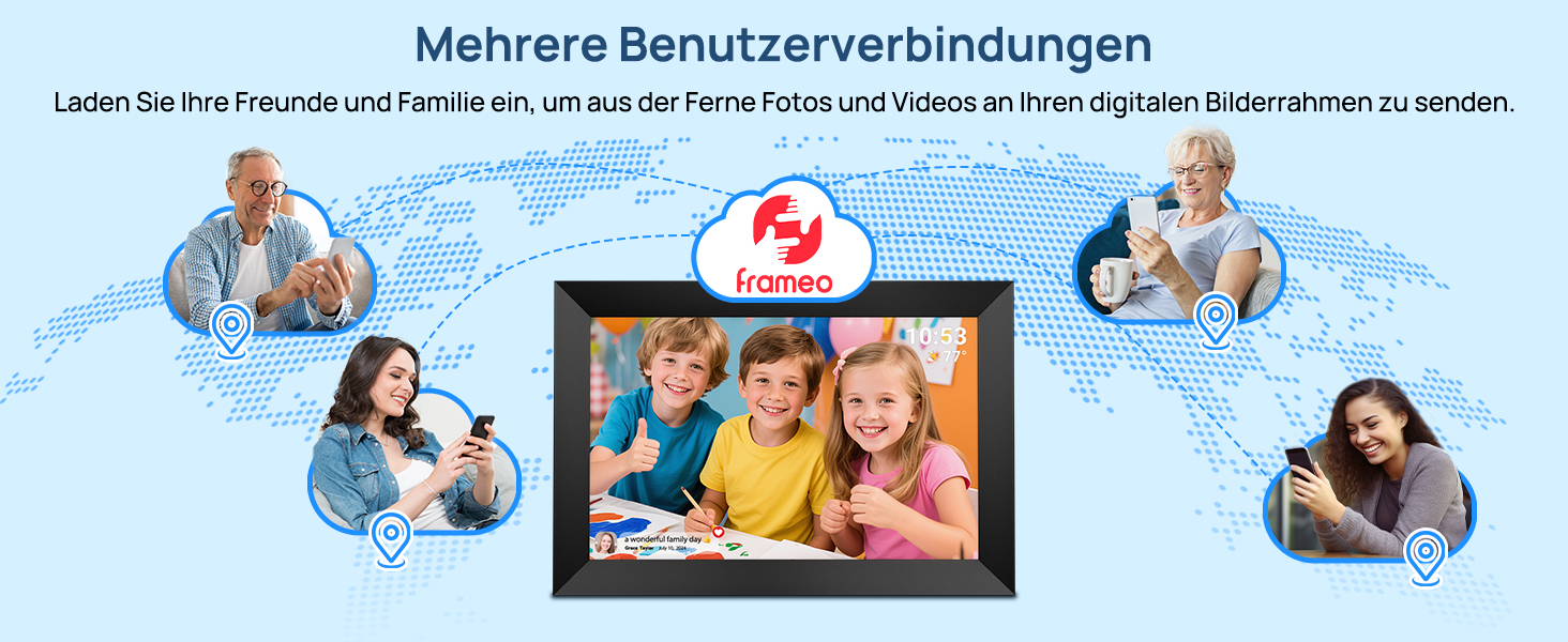 Цифрова фоторамка Frameo 10.1