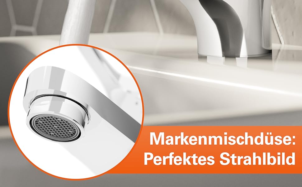 Змішувач для ванної кімнати Verona з витяжною штангою та комплектом зливу, однозахватний, хром